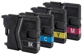  Brother  DCP-J515 compatible inktcartridges LC985 Set 4 Stuks  