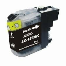 Huismerk Brother DCP-J152WR inkt cartridges LC-123 BK