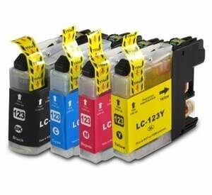 Huismerk Brother MFC-J4410DW inkt cartridges LC-123 Set 4 Stuks