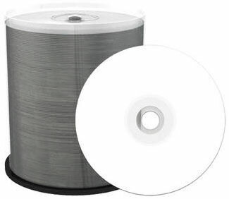 MediaRange DVD-R 4.7 GB Inkjet Printable 100 stuks 