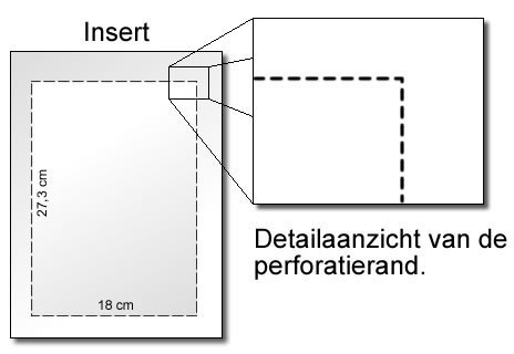 DVD Inlays 100 vel voor 14 mm DVD-doosjes