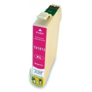 Epson inkt cartridges T18 XL Magenta (T1813) Compatible 