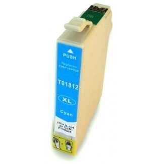 Epson Expression Home XP-202 cartridges T18 XL Cyan (T1812) Compatible