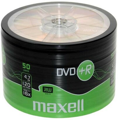 Maxell DVD+R 4.7 GB 50 stuks