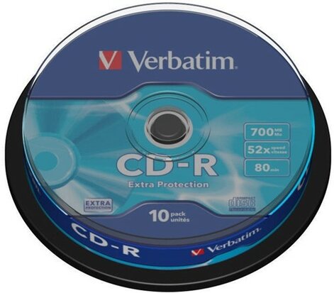 Verbatim CD-R 700 MB Extra Protection 10 stuks