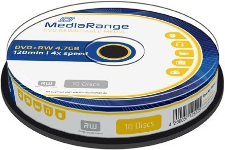 MediaRange DVD+RW 4.7 GB 10 Stuks