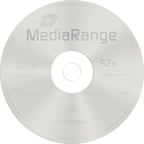 MediaRange CD-R 700 MB 50 stuks 