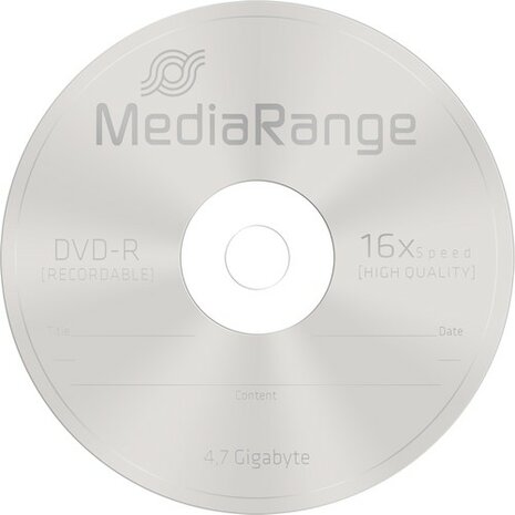 MediaRange DVD-R 4.7 GB 50 stuks 